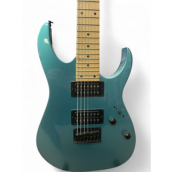 Used Ibanez GIO GRG7221M 7 STRING Metallic Blue Solid Body Electric Guitar