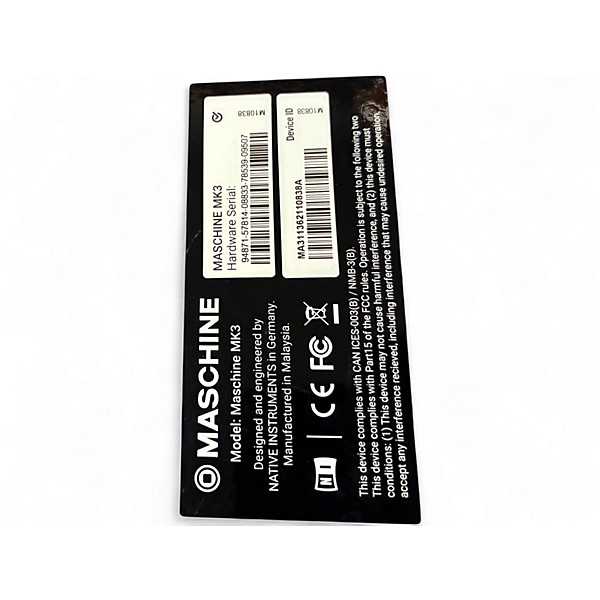 Used Native Instruments Maschine MKIII MIDI Controller