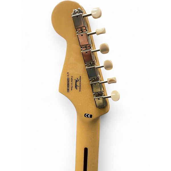 Used 2008 Squier Classic Vibe Duo-Sonic 50s Desert Sand Solid Body Electric Guitar