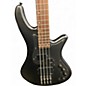 Used Schecter Guitar Research Stiletto Stealth-4 Black Electric Bass Guitar