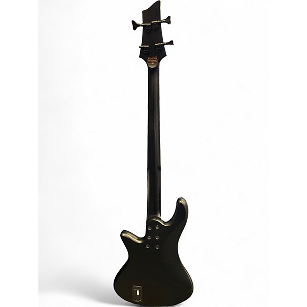 Used Schecter Guitar Research Stiletto Stealth-4 Black Electric Bass Guitar