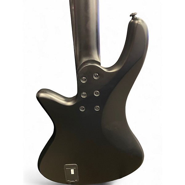 Used Schecter Guitar Research Stiletto Stealth-4 Black Electric Bass Guitar