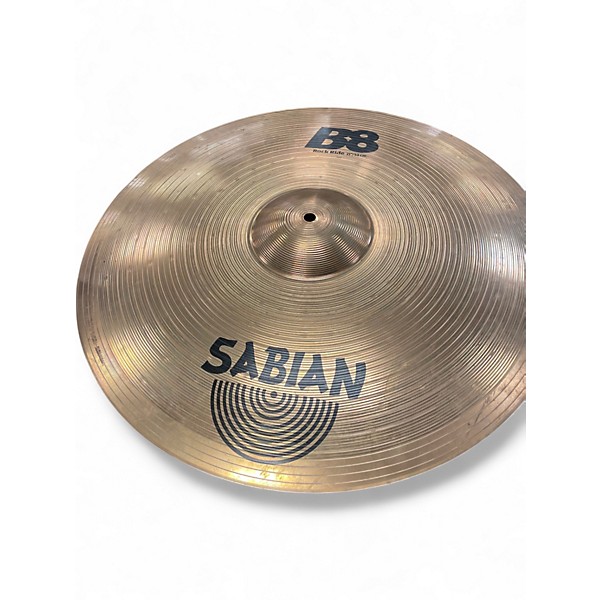 Used SABIAN 21in B8 Rock Ride Cymbal