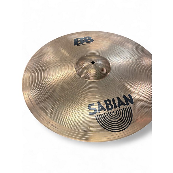 Used SABIAN 21in B8 Rock Ride Cymbal