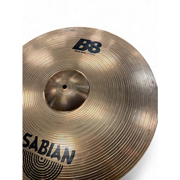 Used SABIAN 21in B8 Rock Ride Cymbal