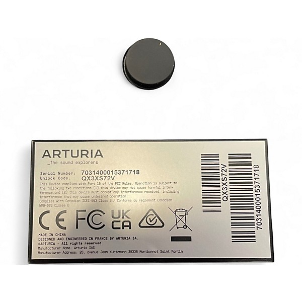 Used Arturia Minilab 3 MIDI Controller