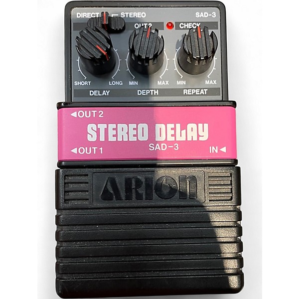 Used Arion SAD-3 STEREO DELAY Effect Pedal
