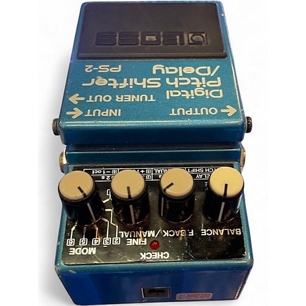 Used BOSS PS2 Digital Pitch Shifter Effect Pedal