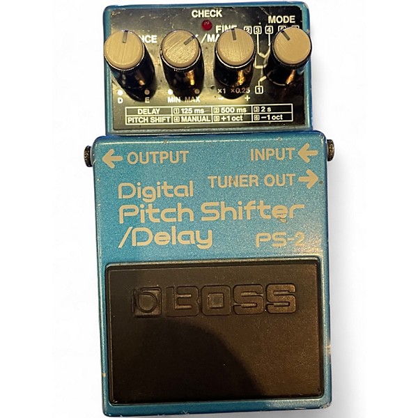 Used BOSS PS2 Digital Pitch Shifter Effect Pedal