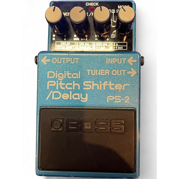 Used BOSS PS2 Digital Pitch Shifter Effect Pedal