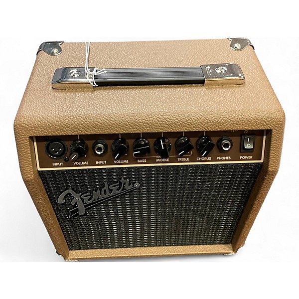 Used Fender Acoustasonic 15 Acoustic Guitar Combo Amp