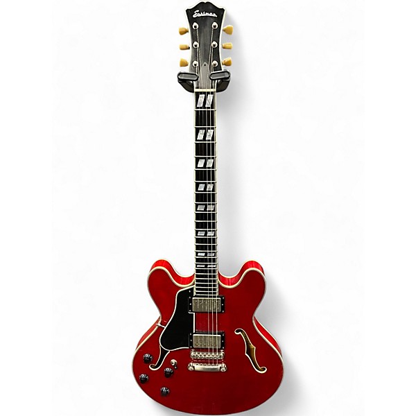 Used 2022 Eastman T59-V Red Hollow Body Electric Guitar