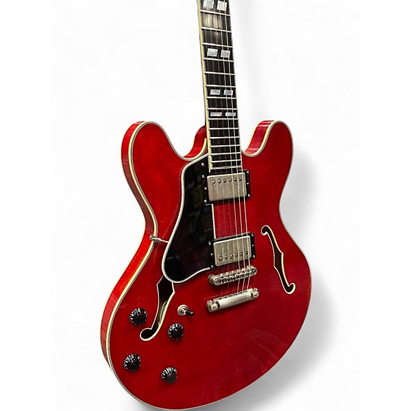 Used 2022 Eastman T59-V Red Hollow Body Electric Guitar