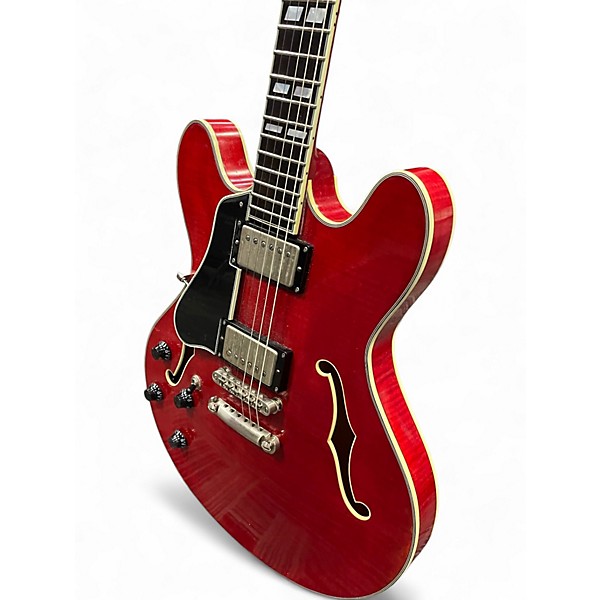 Used 2022 Eastman T59-V Red Hollow Body Electric Guitar