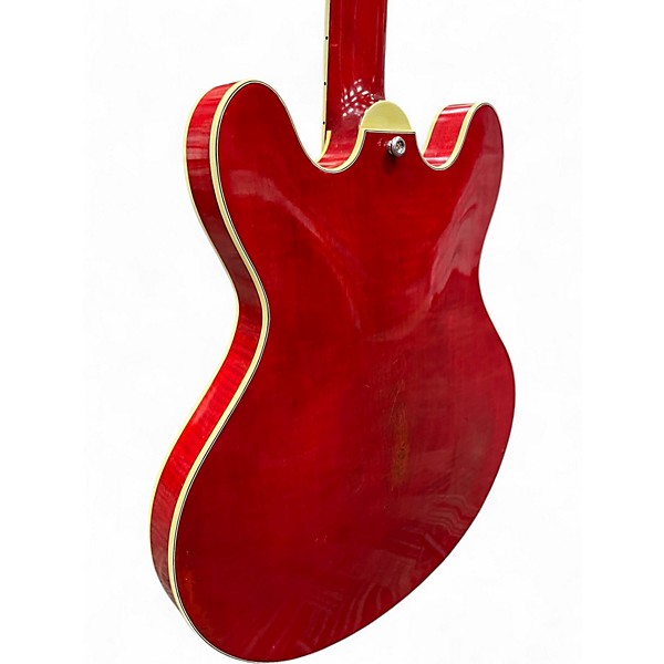 Used 2022 Eastman T59-V Red Hollow Body Electric Guitar