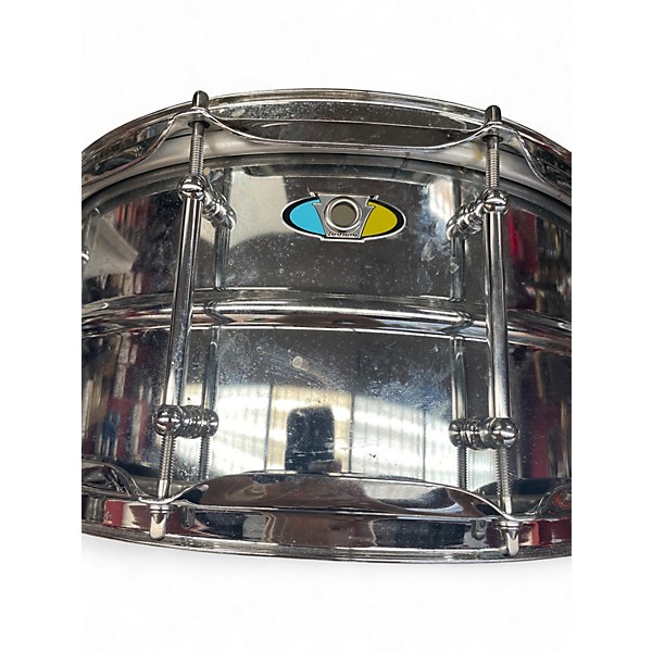 Used Ludwig 14X6.5 Supralite Snare Chrome Drum
