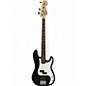 Used Squier Affinity Precision Bass Black Electric Bass Guitar thumbnail