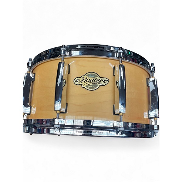 Used Pearl 14X6.5 Masters Series Snare Natural Drum