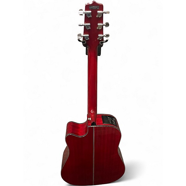 Used Takamine GD30CE Wine Red Acoustic Electric Guitar