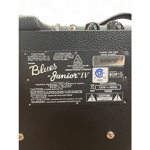 Used Fender Blues Junior IV 15W 1x12 Tube Guitar Combo Amp
