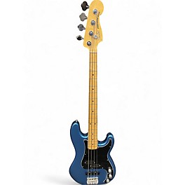 Used 2021 Fender American Performer Precision Bass Lake Placid Blue Electric Bass Guitar