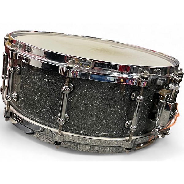 Used Pearl 14X5 VIRGIL DONATI SIGNATURE Metallic Gray Drum