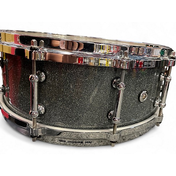 Used Pearl 14X5 VIRGIL DONATI SIGNATURE Metallic Gray Drum
