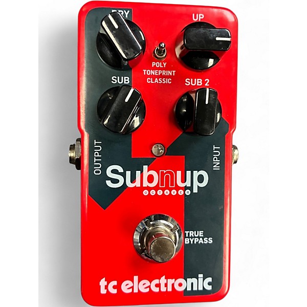 Used TC Electronic Sub N Up Octaver Effect Pedal
