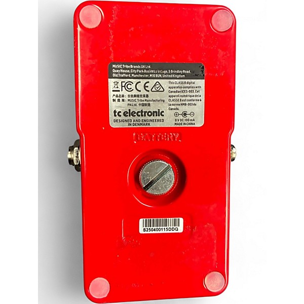 Used TC Electronic Sub N Up Octaver Effect Pedal