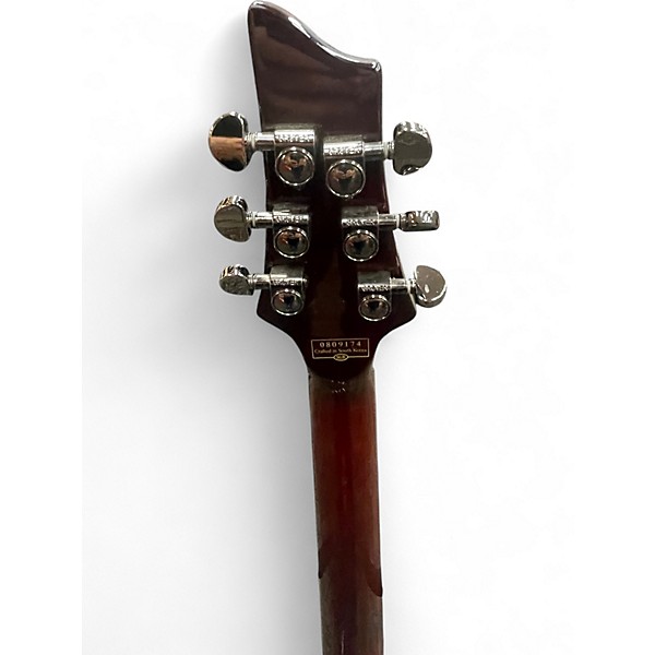 Used Schecter Guitar Research DIAMOND SERIES HELLRAISER V Trans Crimson Red Solid Body Electric Guitar