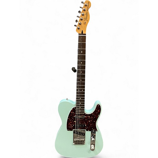 Used Fender Deluxe Nashville Telecaster Daphne Blue Solid Body Electric Guitar