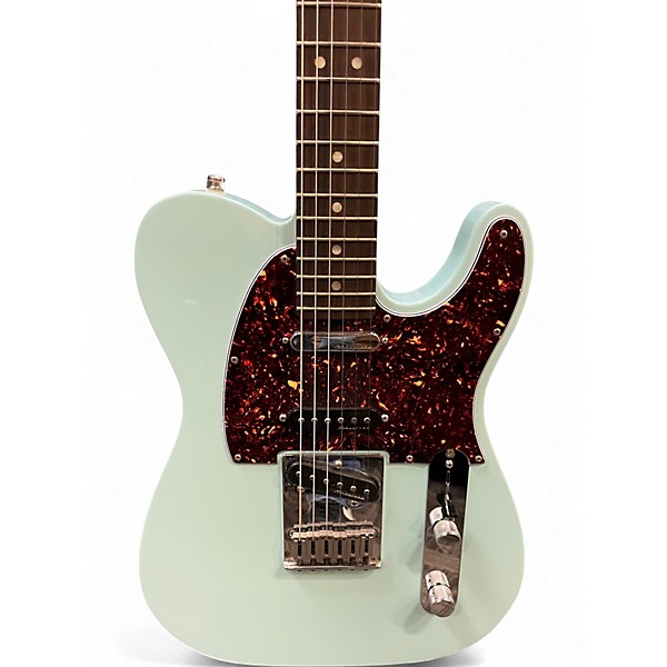 Used Fender Deluxe Nashville Telecaster Daphne Blue Solid Body Electric Guitar