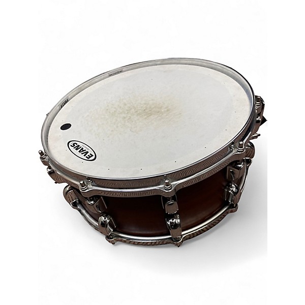 Used TAMA 14X6.5 Starclassic Snare Brown Drum