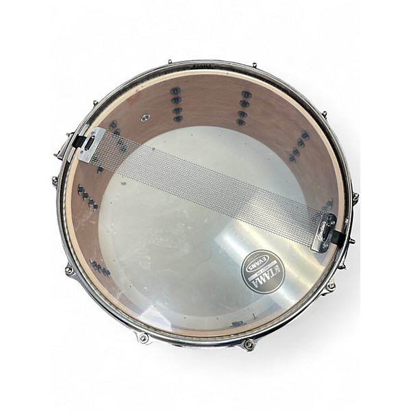 Used TAMA 14X6.5 Starclassic Snare Brown Drum