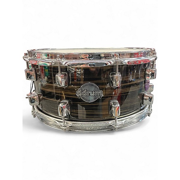 Used ddrum 6X14 Dominion Birch Royal Olive Drum