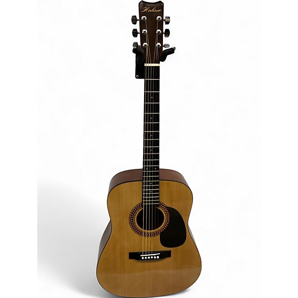 Used Hohner HW220 Natural Acoustic Guitar
