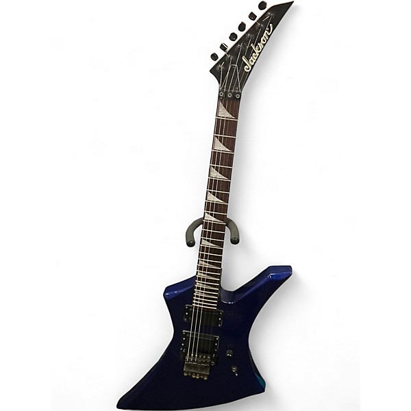 Used Jackson Kelly ME3 Trans Blue Solid Body Electric Guitar