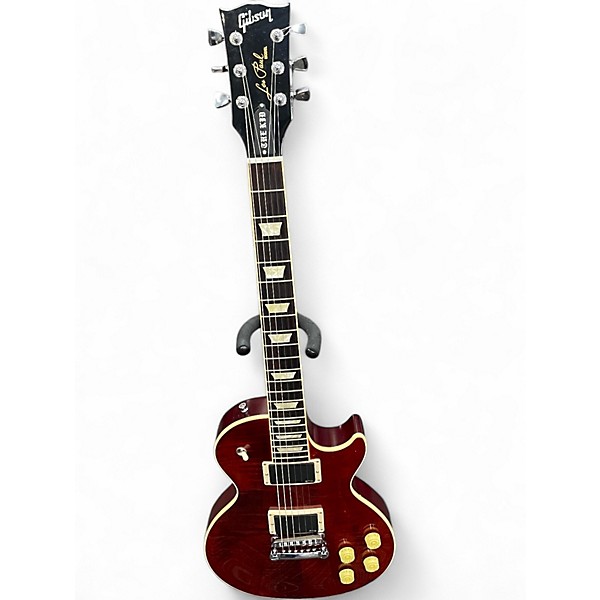 Used 2014 Gibson Les Paul Traditional Pro II Trans Red Solid Body Electric Guitar