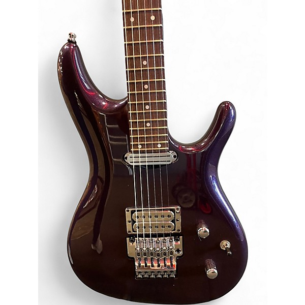 Used Ibanez JS2450 Purple Solid Body Electric Guitar