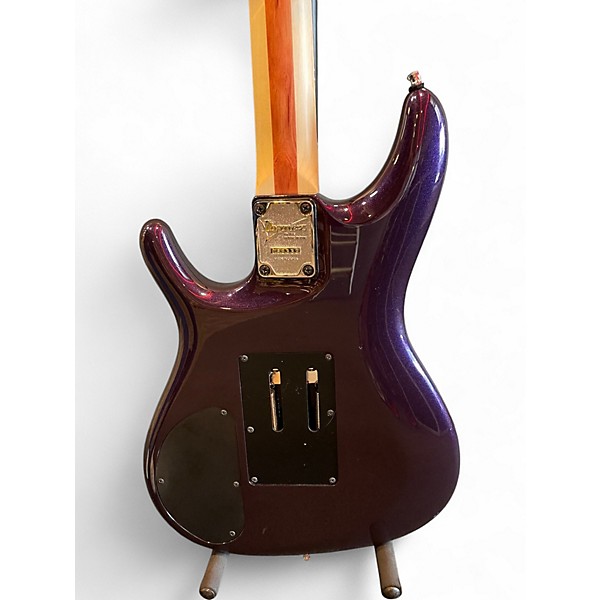 Used Ibanez JS2450 Purple Solid Body Electric Guitar