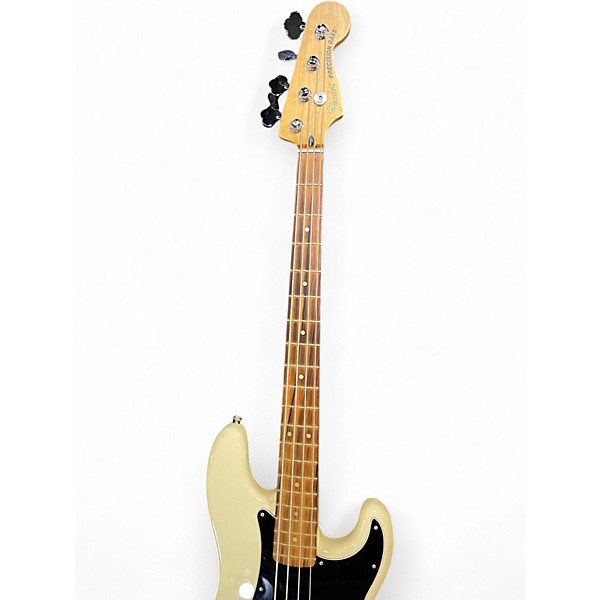 Used Fender Deluxe Active Precision Bass Special Olympic White Electric Bass Guitar