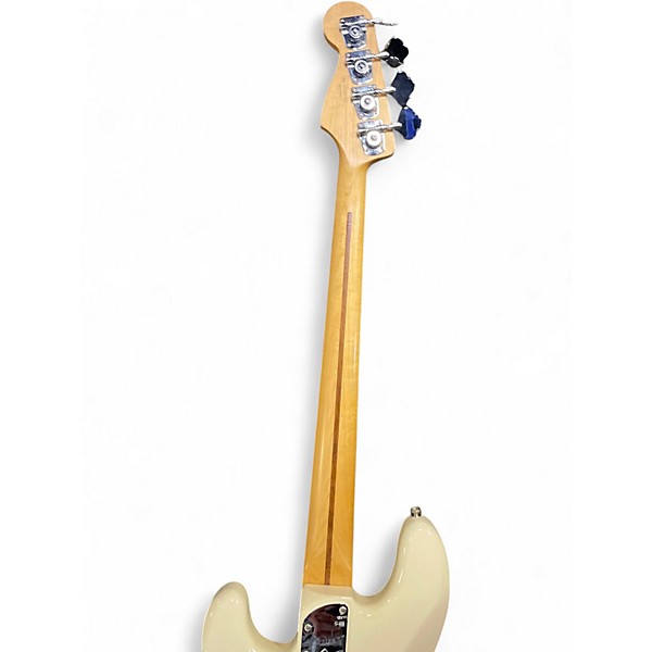 Used Fender Deluxe Active Precision Bass Special Olympic White Electric Bass Guitar