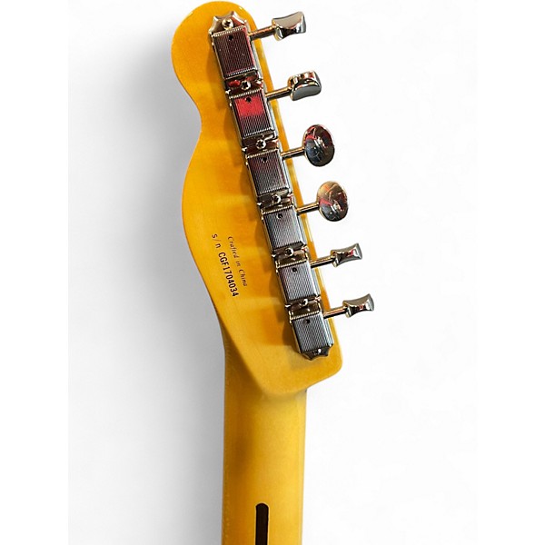 Used Fender Modern Player Telecaster Plus Honey Burst Solid Body Electric Guitar