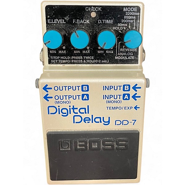 Used BOSS DD7 Digital Delay Effect Pedal