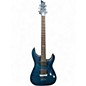 Used 2023 Schecter Guitar Research C1 Platinum Trans Blue Solid Body Electric Guitar thumbnail