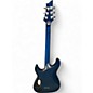Used 2023 Schecter Guitar Research C1 Platinum Trans Blue Solid Body Electric Guitar
