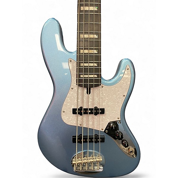 Used Lakland 55-60 Skyline Custom 5 String Lake Placid Blue Electric Bass Guitar