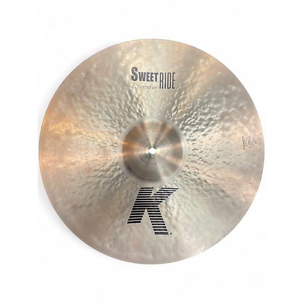 Used Zildjian 21in K Sweet Ride Cymbal