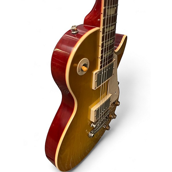 Used Gibson LPR8 1958 Les Paul Reissue Lemonburst Solid Body Electric Guitar