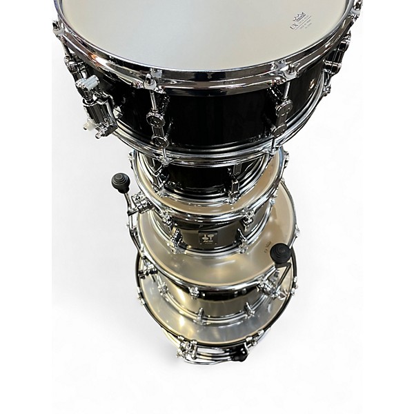 Used Sonar 5 Piece AQX Black Drum Kit